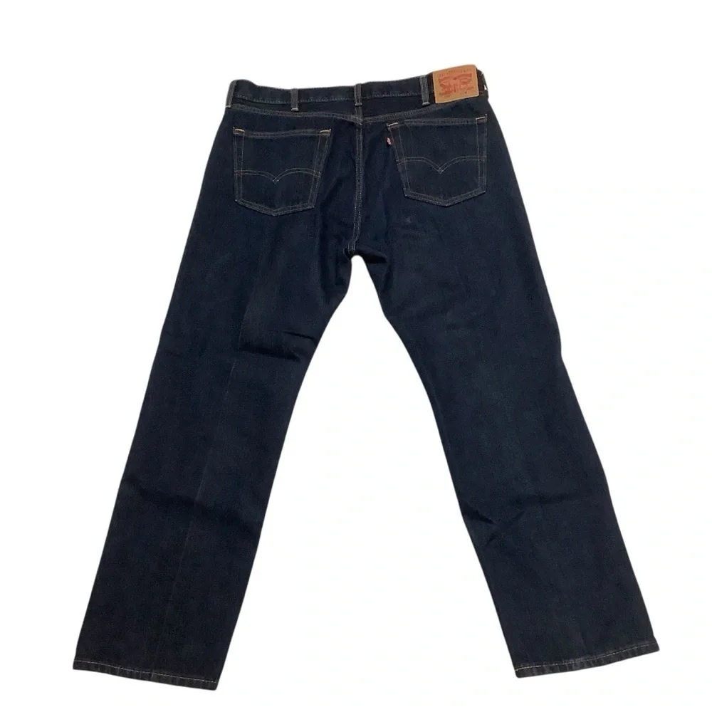 Levi’s 505 Regular Fit Jeans Sz 38W 30L Dark Blue